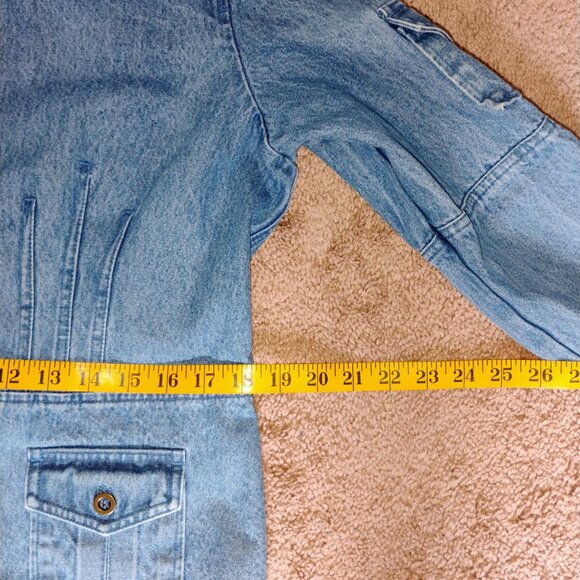 Woman's Bay Studio khakis Blue Jean Jacket - Picture 8 of 10